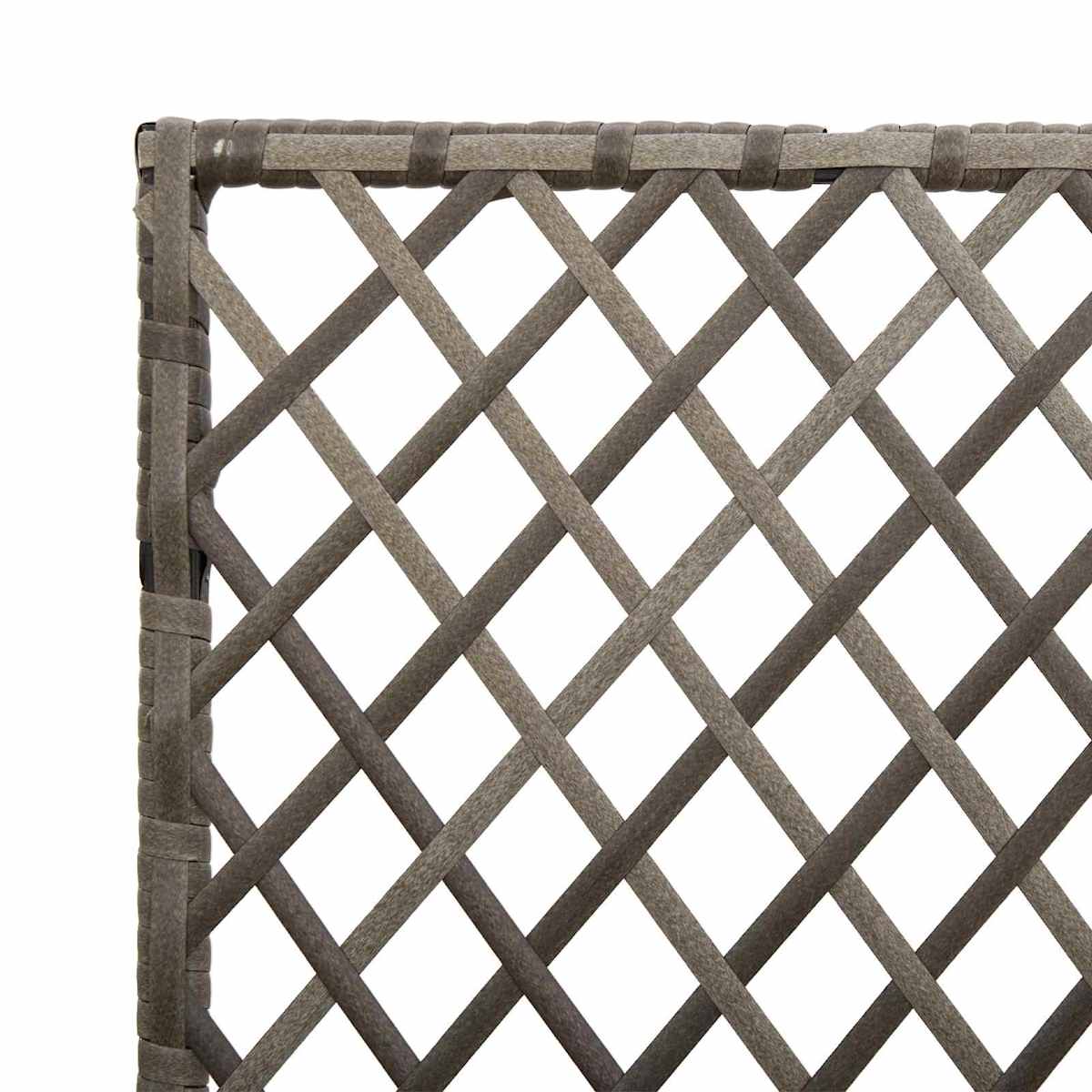 Havekrukke med trellis Grå polyrattan - Billede 7