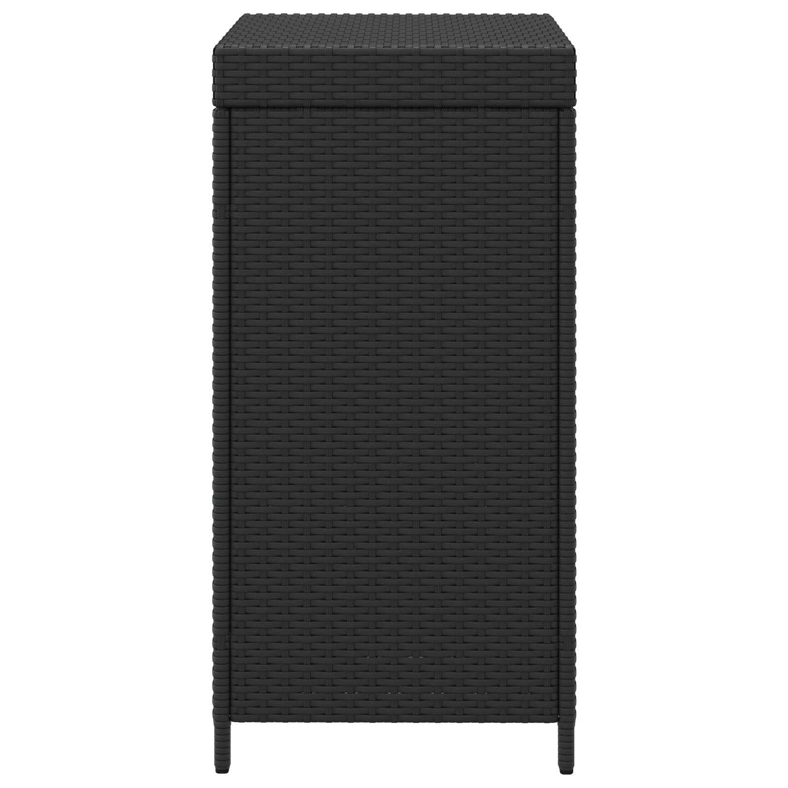 Buiten Afvalbak Zwart 40 x 40 x 80 cm poly rattan image 6