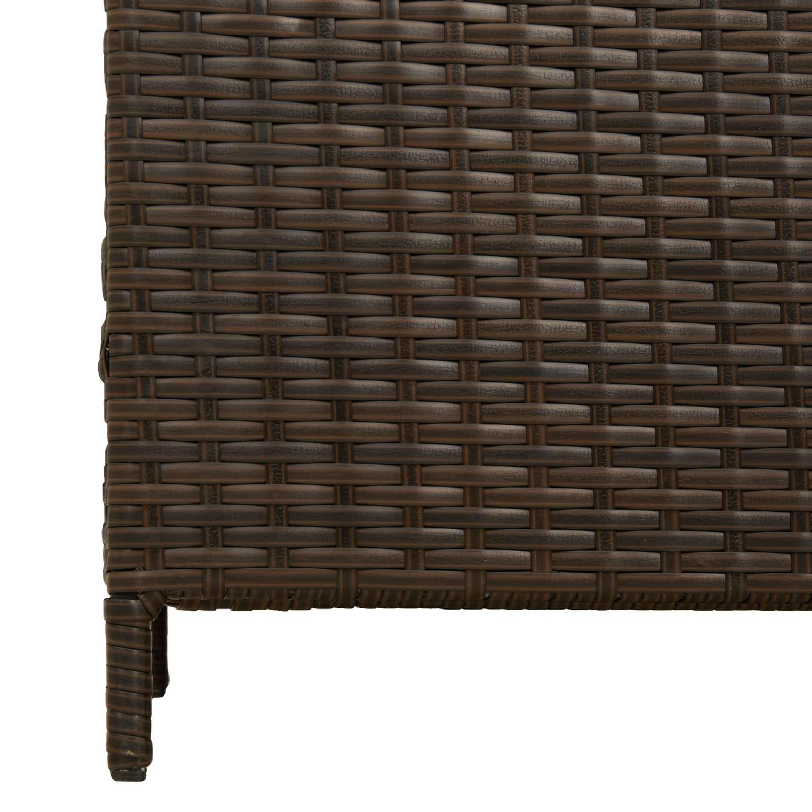 Buiten Afvalbak Bruin 40 x 40 x 80 cm poly rattan image 8