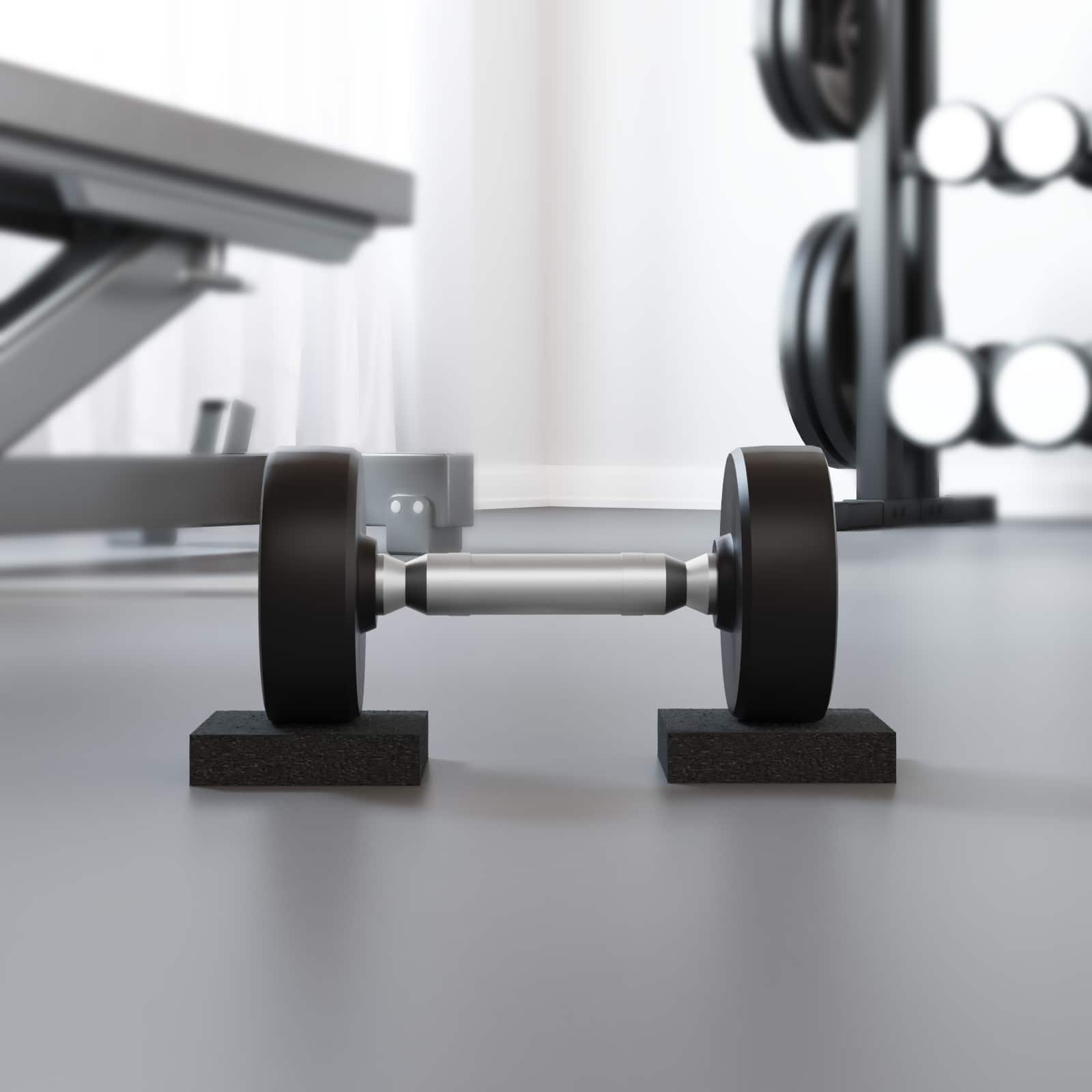 vidaXL Gummipad 25 pcs Schwarz 6 x 9 x 2 cm Gummi