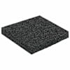 vidaXL Kummi graanulite terrassipadja Must 9 x 9 x 1 cm Kumm