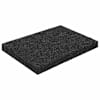 vidaXL Kummi graanulite terrassipadja Must 6 x 9 x 0,8 cm Kumm