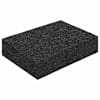 vidaXL Kummi graanulite terrassipadja Must 6 x 9 x 2 cm Kumm