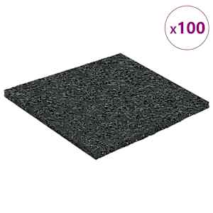 Gumový granulační zahradní pad Černý 9 x 9 x 0,3 cm Guma - obrázek 3