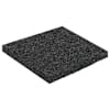 vidaXL Kummi graanulite terrassipadja Must 9 x 9 x 0,6 cm Kumm
