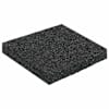 vidaXL Kummi graanulite terrassipadja Must 9 x 9 x 1 cm Kumm