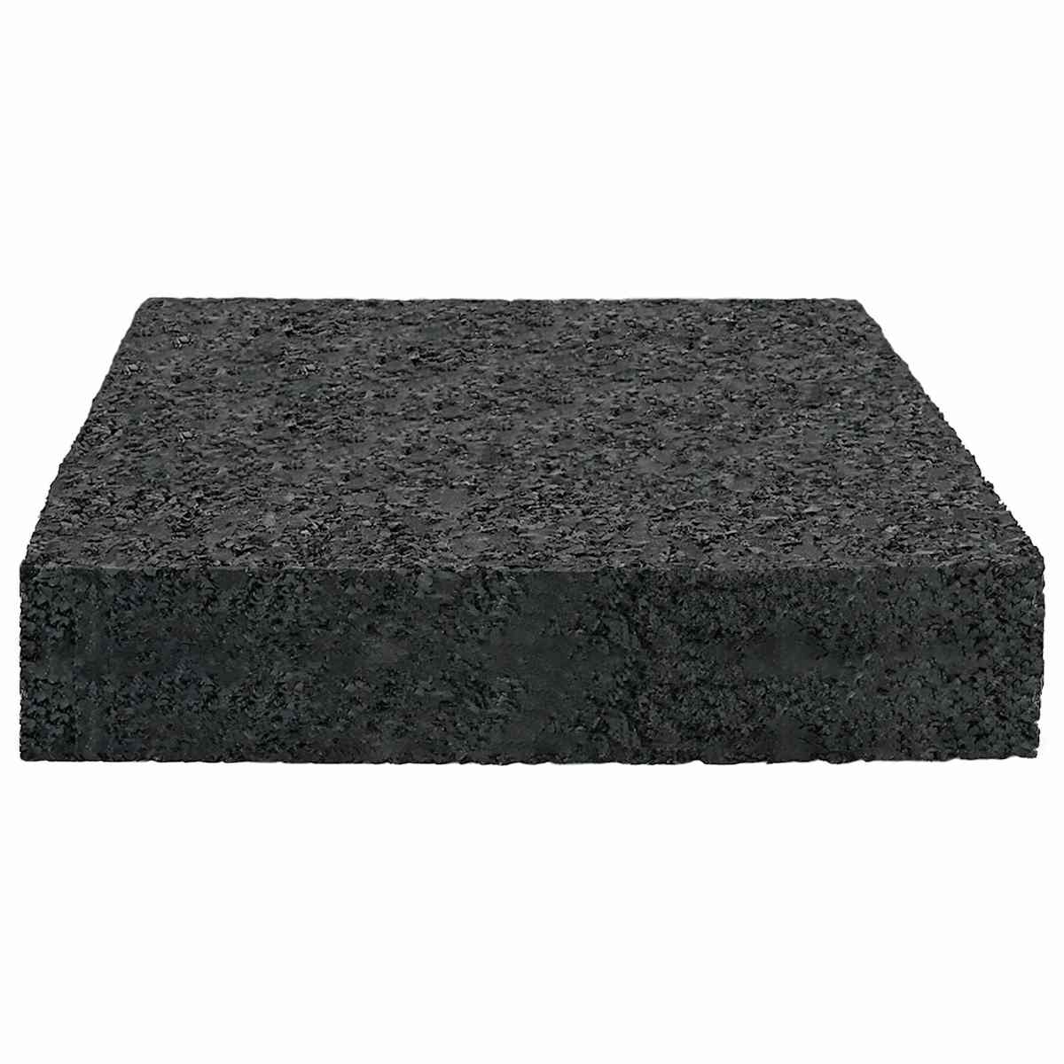 Gummigranulat terrasseplade Sort Gummi - Billede 6