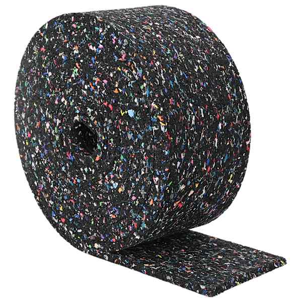 vidaXL Kummigranulaat rull Must 1000 x 10 x 0,3 cm Kumm