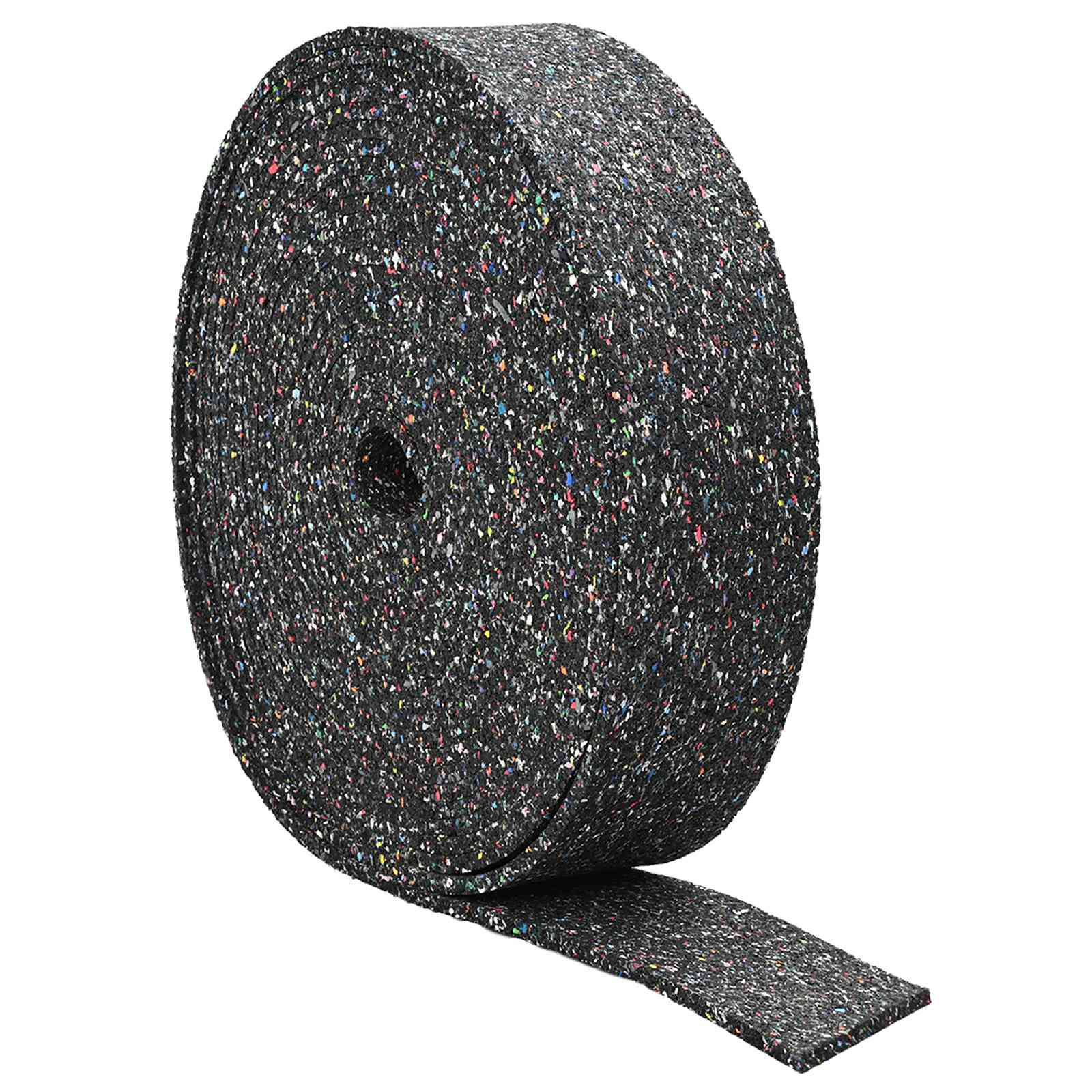 Thumbnail - vidaXL Gummiwalze Schwarz 2000 x 12 x 0,8 cm Gummi