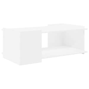 vidaXL Kohvilaud Valge 90 x 50 x 33 cm Tehispuit