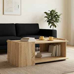 Klubska miza Sonoma hrast 90 x 50 x 33 cm Inženirski les