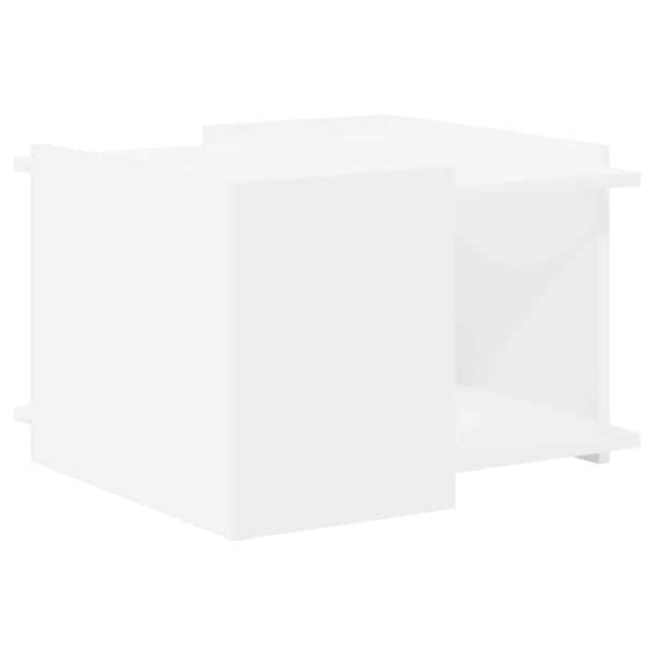 vidaXL Kohvilaud Valge 50,5 x 50 x 33 cm Tehispuit