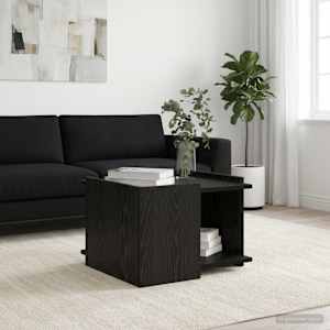 Klubska miza Črni hrast 50,5 x 50 x 33 cm Inženirski les