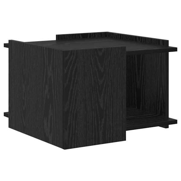 vidaXL Kohvilaud Must tamm 50,5 x 50 x 33 cm Tehispuit