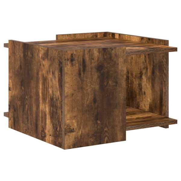 vidaXL Kohvilaud Suitsutatud tamm 50,5 x 50 x 33 cm Tehispuit