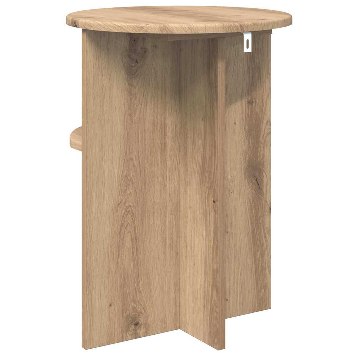 Sidebord Ø 39,5 x 55 cm Konstrueret træ - Billede 7
