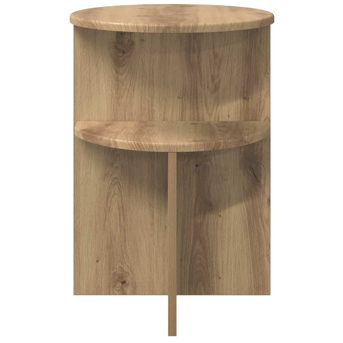 Sidebord Ø 39,5 x 55 cm Konstrueret træ - Billede 5