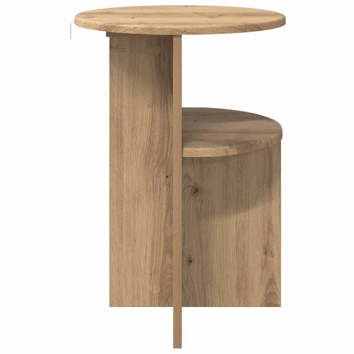 Sidebord Ø 39,5 x 55 cm Konstrueret træ - Billede 6