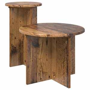 Komplet stranskih mizic 2 pcs Star les Inženirski les