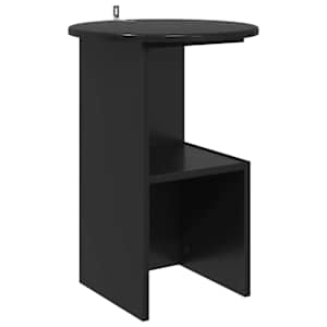 vidaXL K&uuml;lglaud Must tamm &Oslash; 39,5 x 55 cm Tehispuit