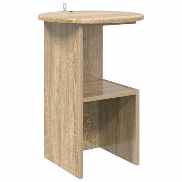 vidaXL K&uuml;lglaud Sonoma tamm &Oslash; 39,5 x 55 cm Tehispuit