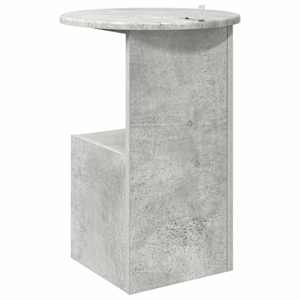Boční stůl Betonově šedá Ø 39,5 x 55 cm Kompozitní dřevo - obrázek 6