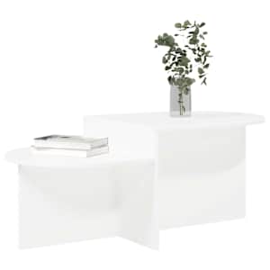 Konferenční stolek Bílá 100 x 50 x 40 cm Kompozitní dřevo - obrázek 3