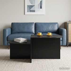 Klubska miza Črni hrast 100 x 50 x 40 cm Inženirski les