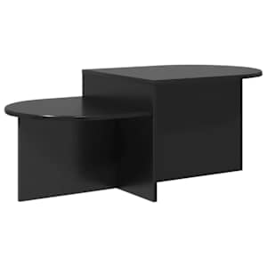vidaXL Kohvilaud Must tamm 100 x 50 x 40 cm Tehispuit