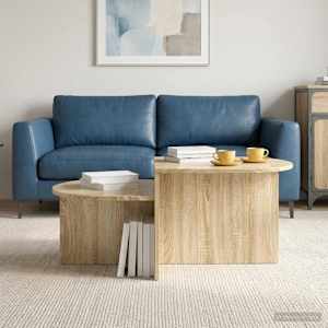 Klubska miza Sonoma hrast 100 x 50 x 40 cm Inženirski les