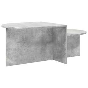 Konferenční stolek Betonově šedá 100 x 50 x 40 cm - obrázek 7