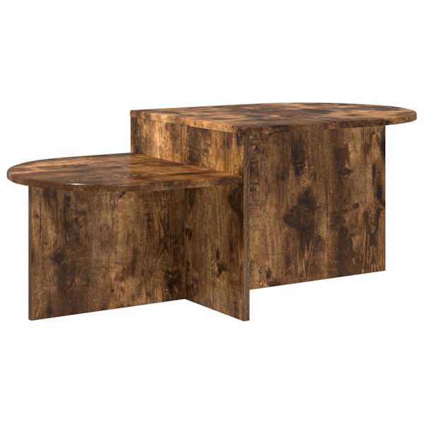 vidaXL Kohvilaud Suitsutatud tamm 100 x 50 x 40 cm Tehispuit