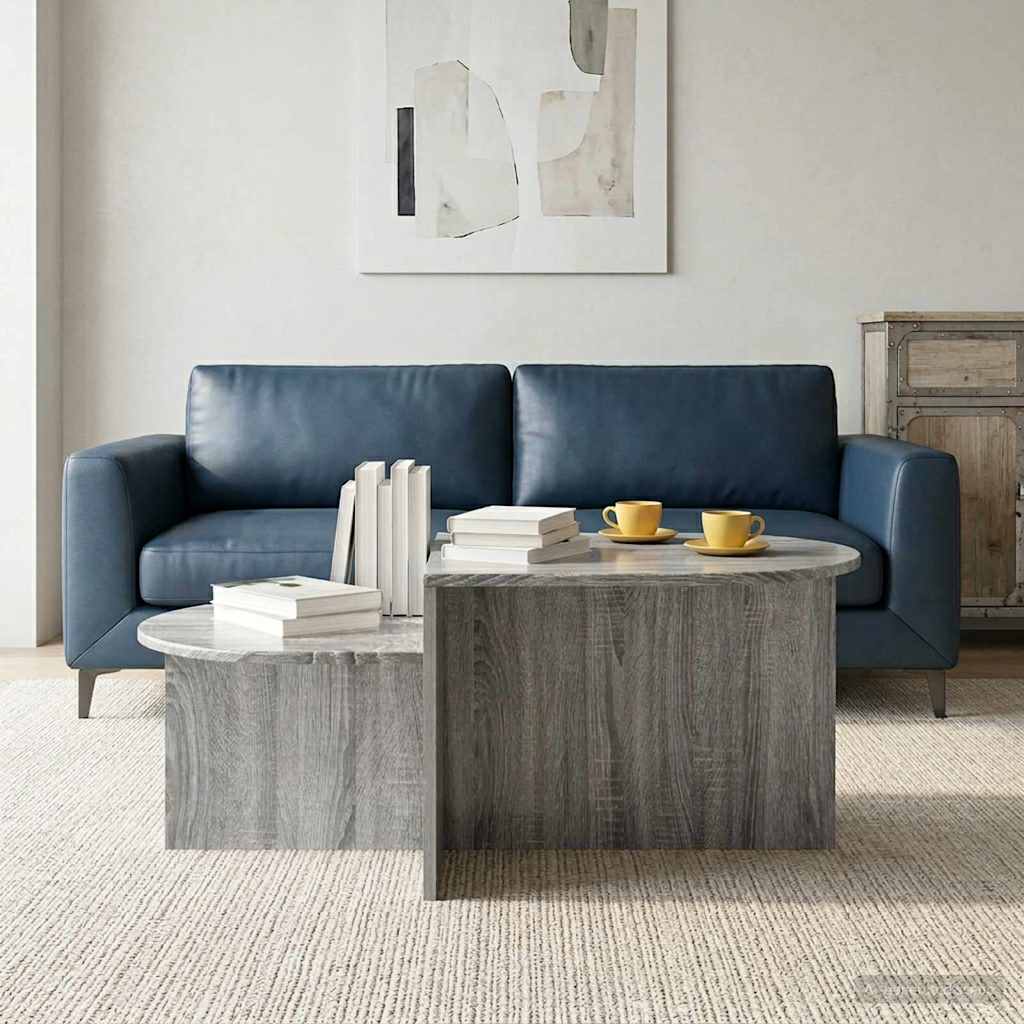 vidaXL Masă de cafea Sonoma gri 100 x 50 x 40 cm Lemn prelucrat