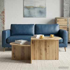 Klubska miza Artisan hrast 100 x 50 x 40 cm Inženirski les