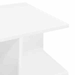 Konferenční stolek Bílá 87 x 50 x 45 cm Dřevěný materiál - obrázek 8