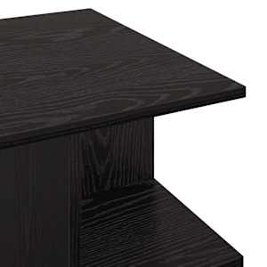 Konferenční stolek Černý dub 87 x 50 x 45 cm Dřevěný materiál - obrázek 8