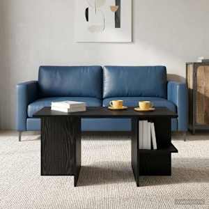 Klubska miza Črni hrast 87 x 50 x 45 cm Konstruirano leseno