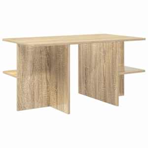 vidaXL Kohvilaud Sonoma tamm 87 x 50 x 45 cm T&ouml;&ouml;deldud puit