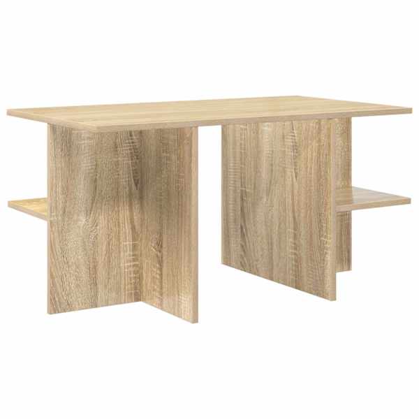 vidaXL Kohvilaud Sonoma tamm 87 x 50 x 45 cm T&ouml;&ouml;deldud puit