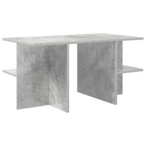 vidaXL Kohvilaud Betoonhall 87 x 50 x 45 cm T&ouml;&ouml;deldud puit