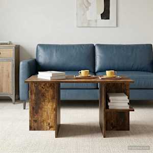 Klubska miza Dimljeni Hrast 87 x 50 x 45 cm Konstruirano leseno