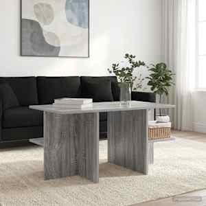 Klubska miza Siva Sonoma 87 x 50 x 45 cm Konstruirano leseno