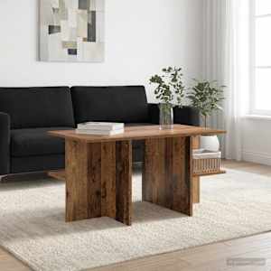 Konferenční stolek Staré dřevo 87 x 50 x 45 cm Dřevěný materiál - obrázek 4