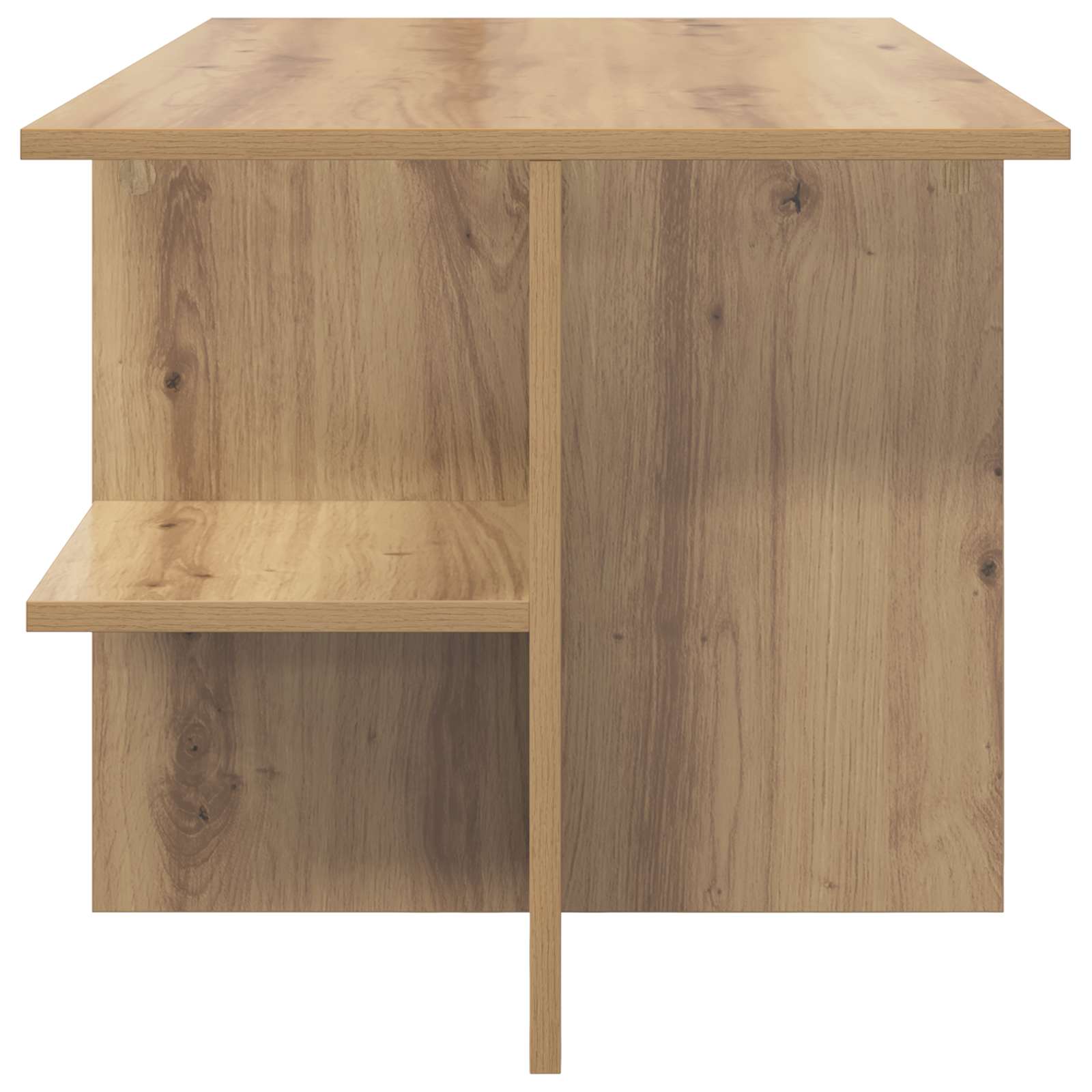 Klubska miza Artisan hrast 87 x 50 x 45 cm Konstruirano leseno - slika 6