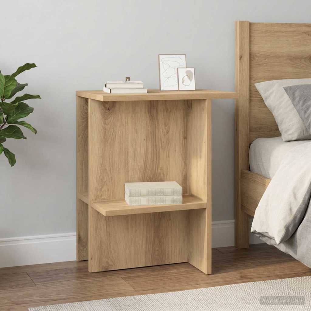 vidaXL Couchtisch 2 pcs Artisan-Eiche 40 x 30 x 49 cm Holzwerkstoff vidaXL Couchtisch 2 pcs Artisan-Eiche 40 x 30 x 49 cm Holzwerkstoff