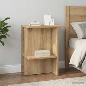 Klubska miza 2 pcs Artisan hrast 40 x 30 x 49 cm Inženirski les