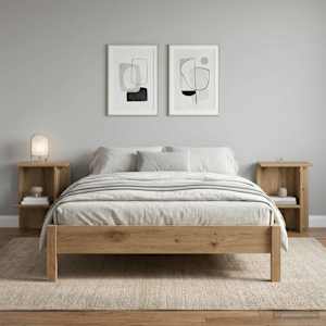 Klubska miza 2 pcs Artisan hrast 40 x 30 x 49 cm Inženirski les