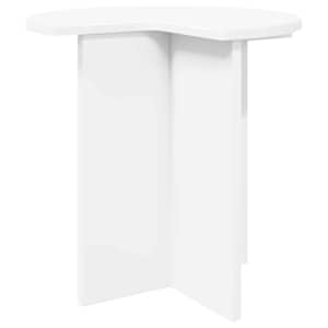 Boční stůl s úložištěm 2 pcs Bílá Ø 39 x 38 cm Kompozitní dřevo - obrázek 5