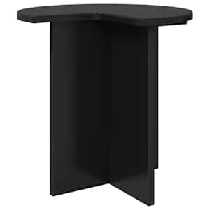 Boční stůl 2 pcs Černý dub Ø 39 x 38 cm Kompozitní dřevo - obrázek 5