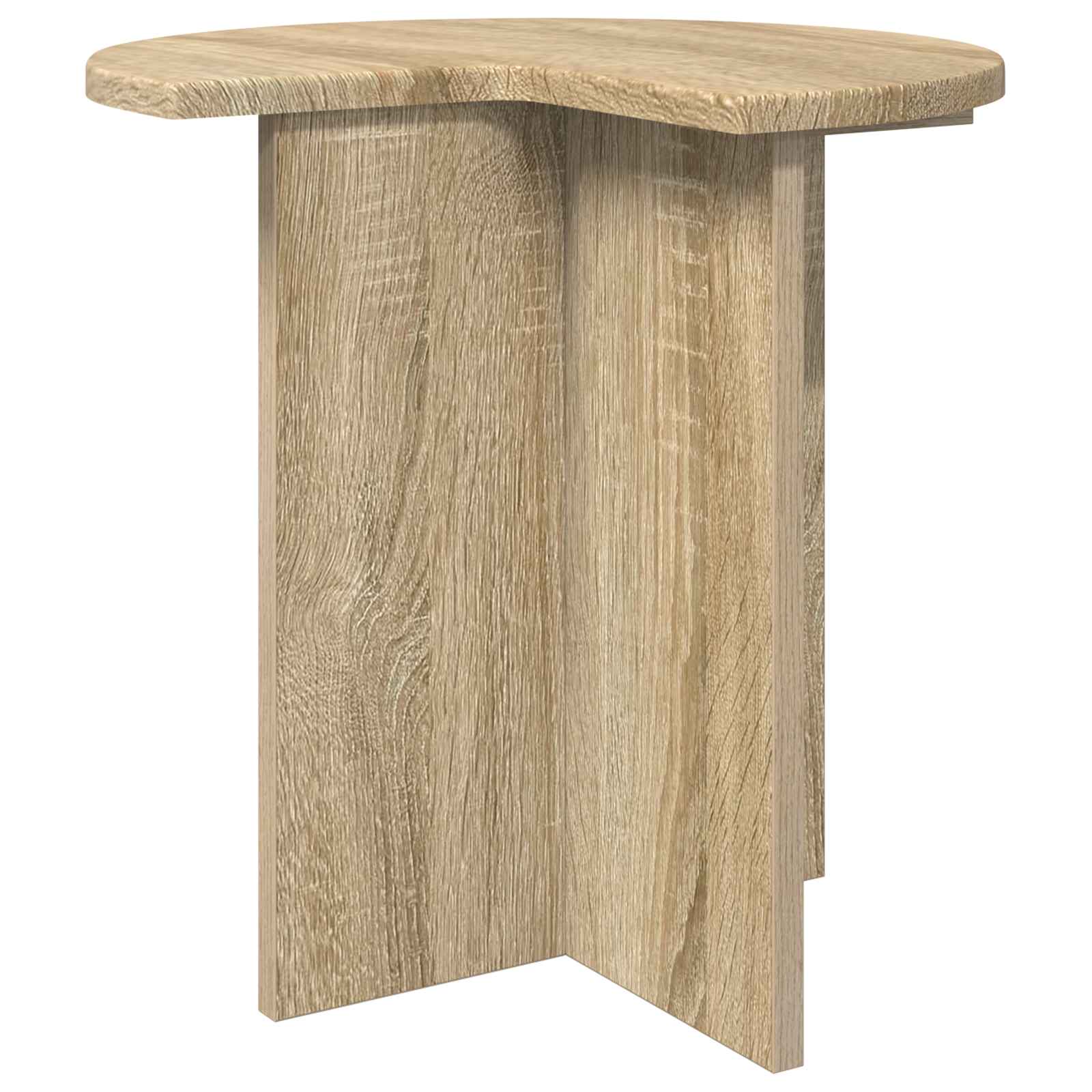 vidaXL Masă laterală Stejar Sonoma Ø 39 x 38 cm Lemn prelucrat